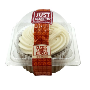 Just Desserts Cupcake - Classic Carrot