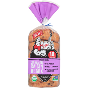 Dave's Killer Bagels - Organic Cinnamon Raisin Remix