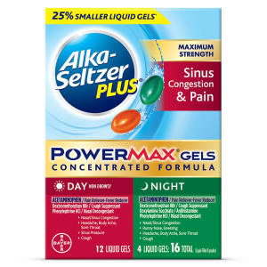 Alka Seltzer Plus Max Strength Day & Night Sinus Congestion Gels