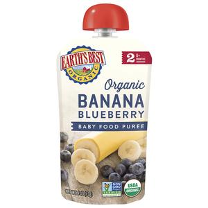 Earths Best Puree Pouch - Banana Blueberry