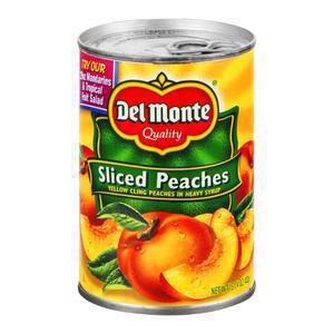 Del Monte Sliced Peaches in Syrup