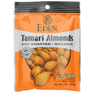 Eden Organic Pocket Snacks - Tamari Almonds
