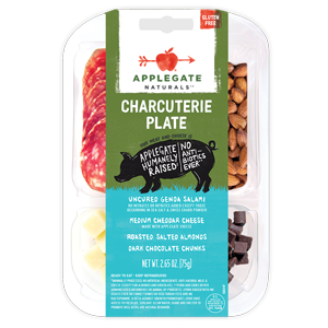 Applegate Charcuterie Plate - Salami & Cheddar