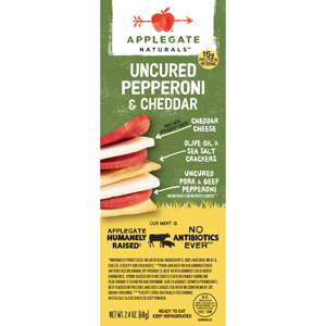 Applegate Stacker - Uncured Pepperoni & Cheddar