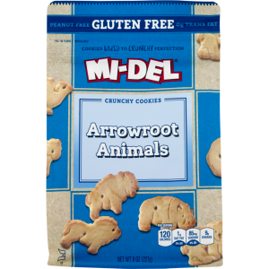 Mi-Del Arrowroot Animal Cookies - GF