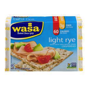 Wasa Light Rye Crispbread Crackers