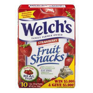 Welch's Fruit Snacks - Strawberry