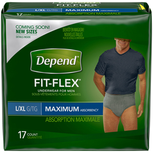 Depend Underwear For Men - L/XL