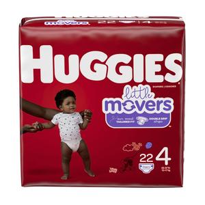 Huggies Diapers #4 22-37 lbs - Little Movers