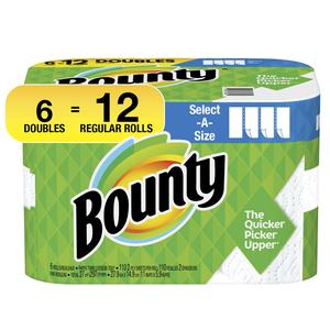 Bounty Paper Towel Select A Size