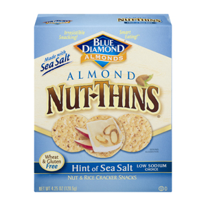 Blue Diamond Almond Nut Thins - Hint of Salt