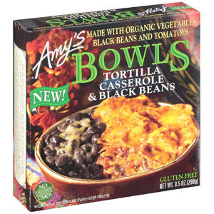 Amys Bowls - Tortilla Casserole & Black Beans