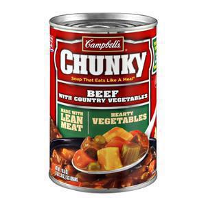 Chunky Campbells Beef Soup