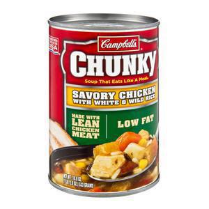 Chunky Campbells Chicken, Mush & Wild Rice