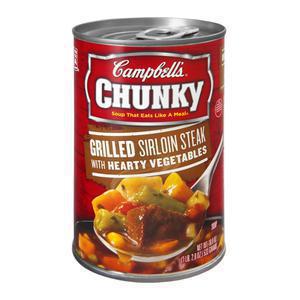 Chunky Campbell's Sirloin Steak Soup