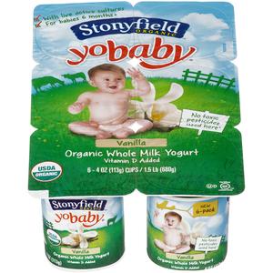 Stonyfield Yo Baby Yogurt - Vanilla