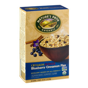Nature's Path Organic Oatmeal - Blueberry Cinnamon Flax