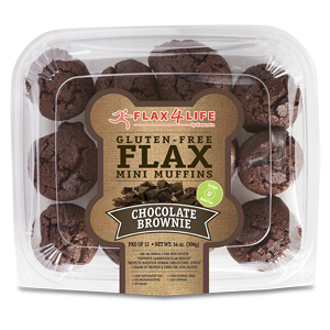 Flax4Life - Gluten Free Chocolate Brownie Mini Muffins