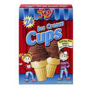 Joy Ice Cream Cones - Cake Cups