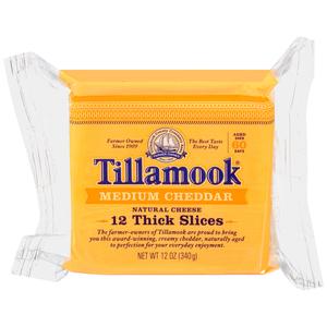 Tillamook Medium Cheddar - Sliced
