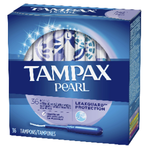 Tampax Pearl Unscented - Light Absorbency