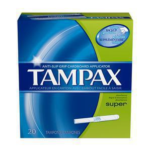 Tampax Super Flushable Tampons