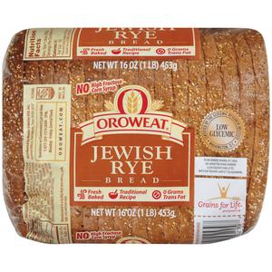 Oroweat Bread - Jewish Rye