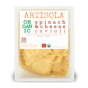 Artisola Organic Spinach & Cheese Tortellini