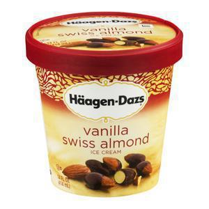 Haagen Dazs Vanilla Swiss Almond