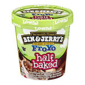 Ben and Jerry`s Yogurt Half Baked