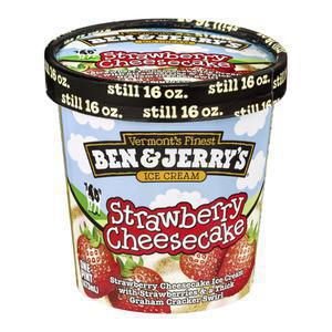 Ben and Jerry`s Strawberry Cheesecake