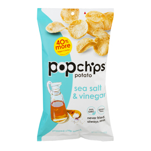 Popchips Potato Chips - Sea Salt & Vinegar