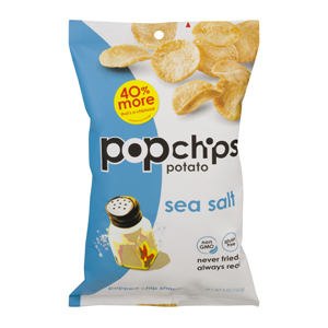 Popchips Potato Chips - Sea Salt