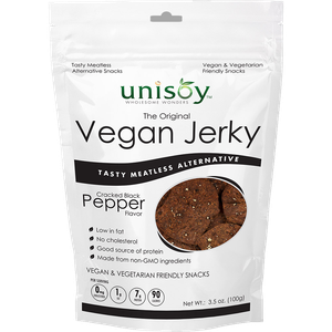 Unisoy Vegan Jerky - Black Pepper