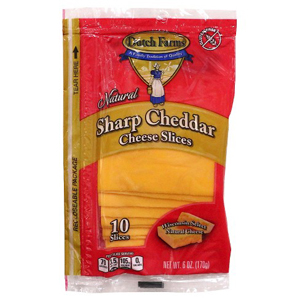 Dutch Farms Cheese - Sliced Sharp Cheddar