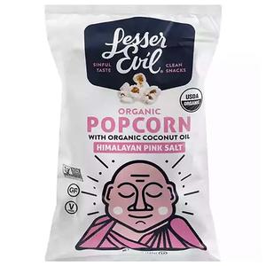 Lesser Evil Organic Popcorn with Himalayan Pink Salt