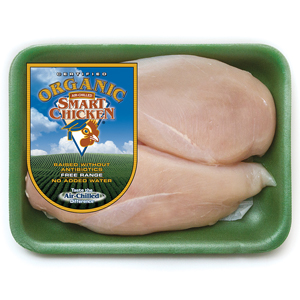 Smart Chicken Organic Breasts Boneless Skinless