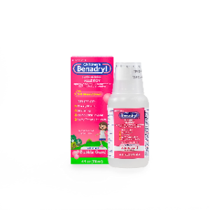 Benadryl Allergy - Children's Bubblegum Flavor