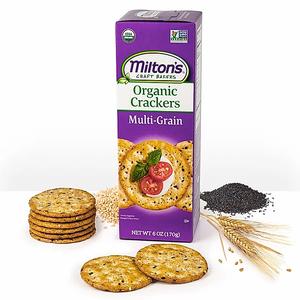 Miltons Organic Multi-Grain Crackers