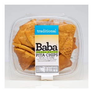 Baba Small Batch Pita Chips -Traditional