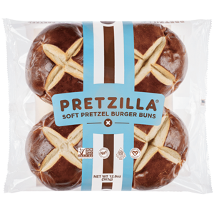 Pretzilla - Soft Pretzel Burger Buns