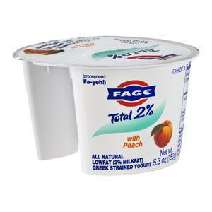 Fage Yogurt 2% with Peach