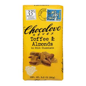 Chocolove Milk Chocolate Toffee & Almond Bar
