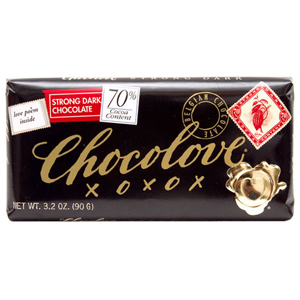 Chocolove Strong Dark Chocolate Bar - 70%