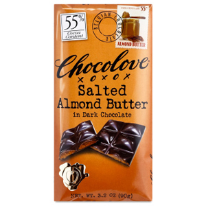 Chocolove Dark Chocolate Salted Almond Butter Bar