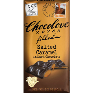 Chocolove Dark Chocolate Salted Caramel Bar