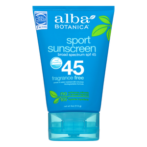 Alba SPF 45 Sunscreen - Sport Fragrance Free