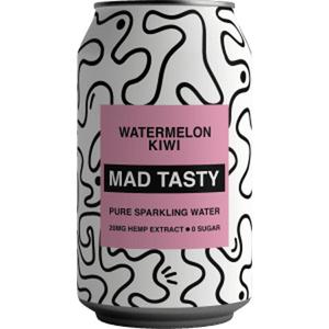 Mad Tasty Hemp Infused Sparkling Water - Wtmln Kiwi