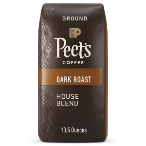 Peet's Coffee Ground - House Blend Dark Roast