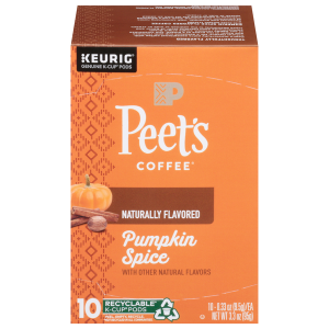 Peet's Coffee K Cups Pumpkin Spice